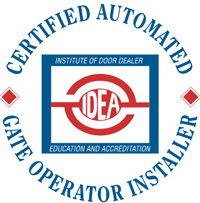 IDEA Certified Automated Gate Operator Installer